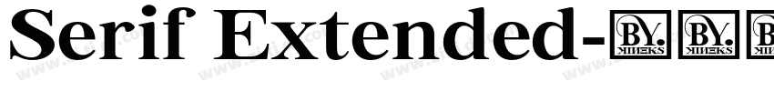 Serif Extended字体转换 Serif Extended字体转换